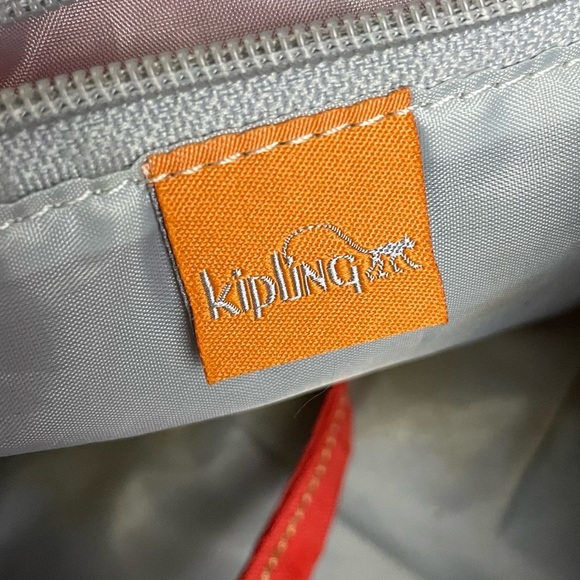 Kipling Sugar Small Red Handbag - Picture 8 of 11